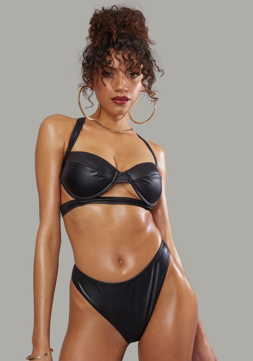 Poolside Bliss Thong Bikini Set sold by Dolls Kill