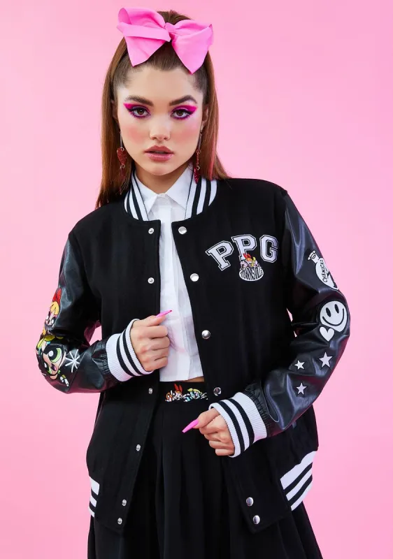 Iconic Trio Varsity Jacket sold by Dolls Kill