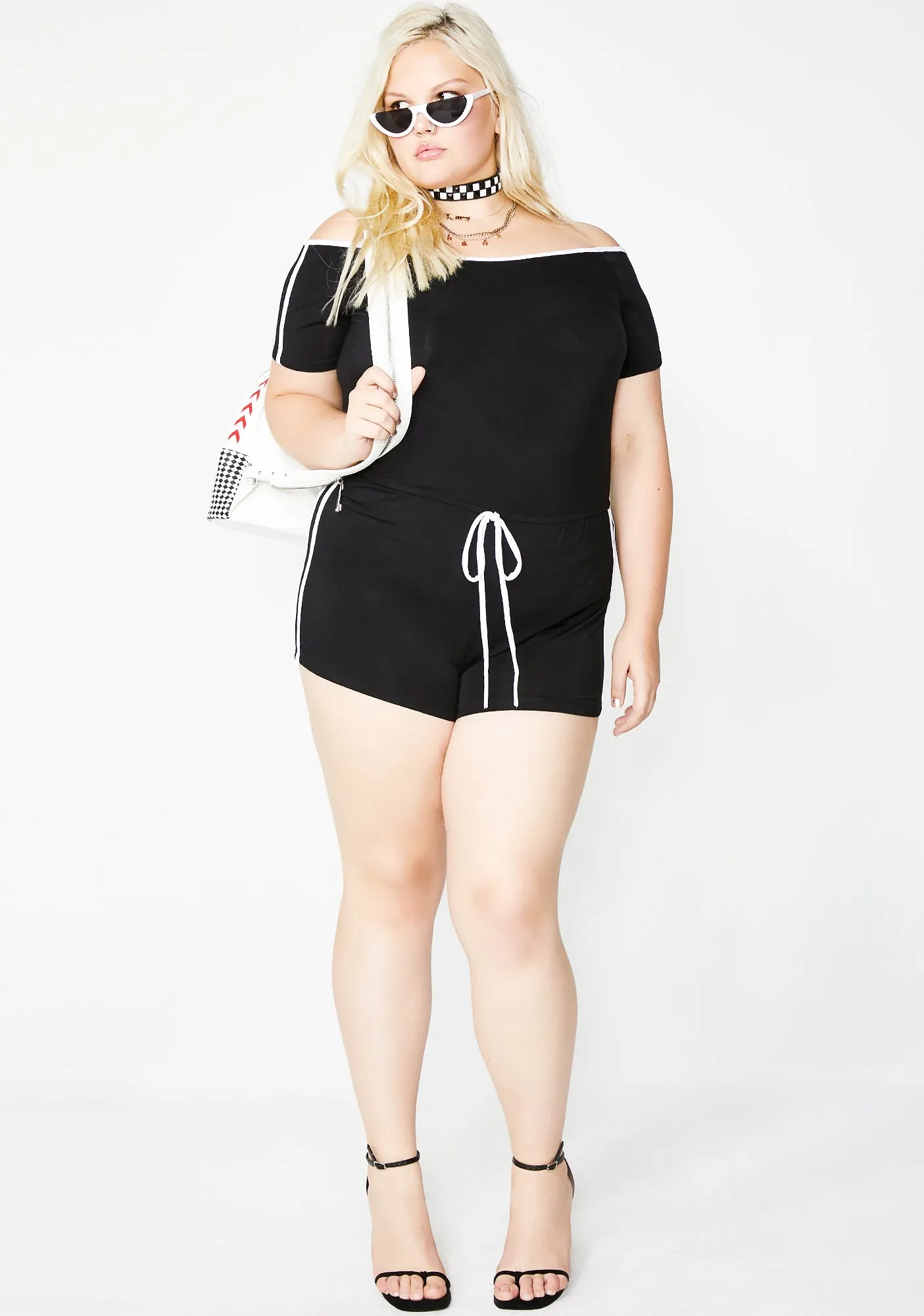 Yacht Thot Sporty Romper sold by Dolls Kill product image thumbnail 5