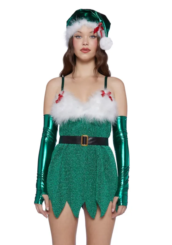 Treat Yo Elf Costume Set sold by Dolls Kill