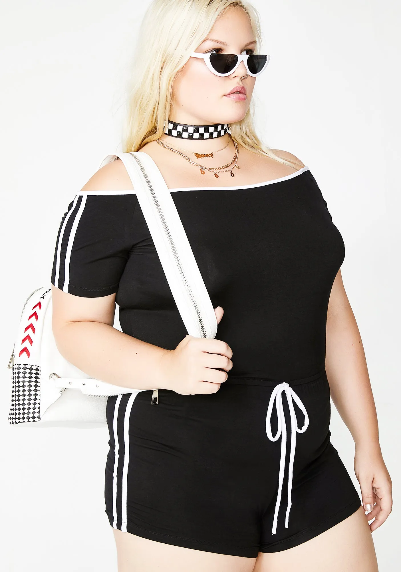 Yacht Thot Sporty Romper sold by Dolls Kill