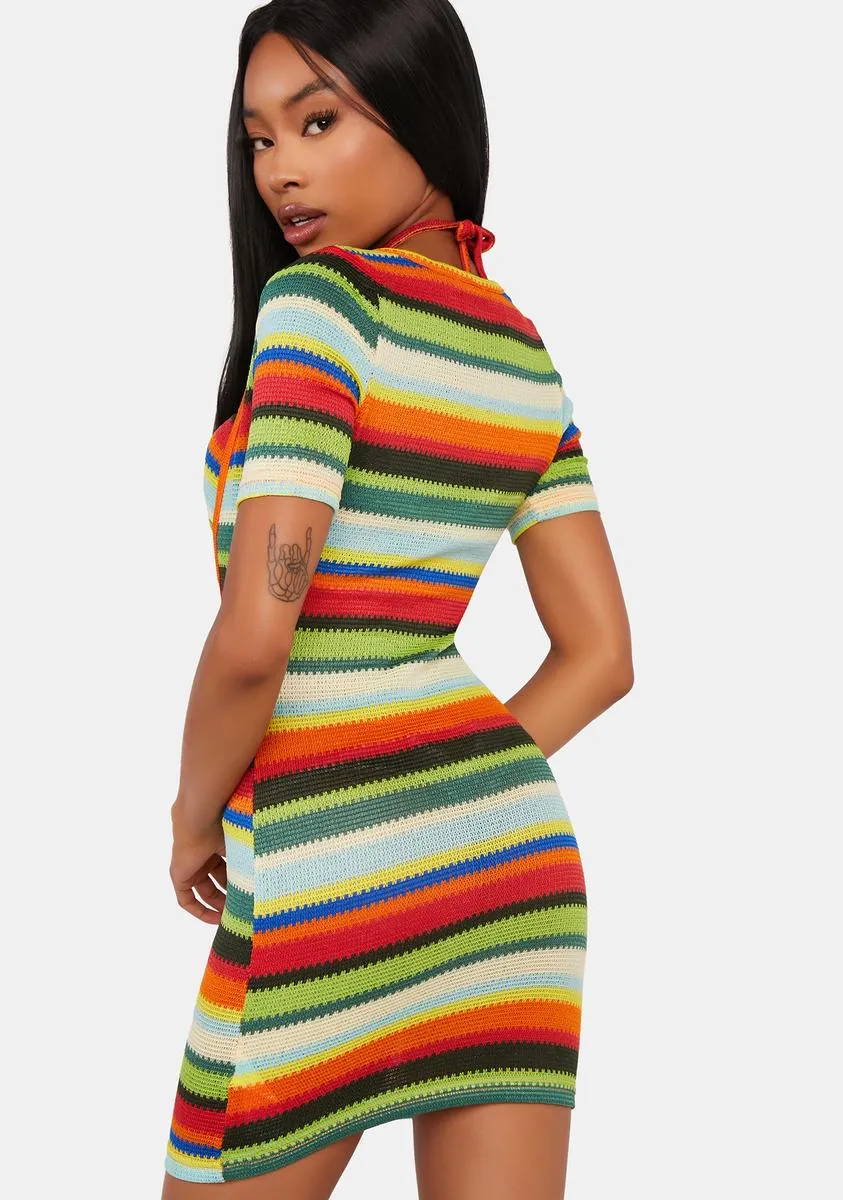 Andrea Cut Out Knitted Mini Dress sold by Dolls Kill product image thumbnail 4