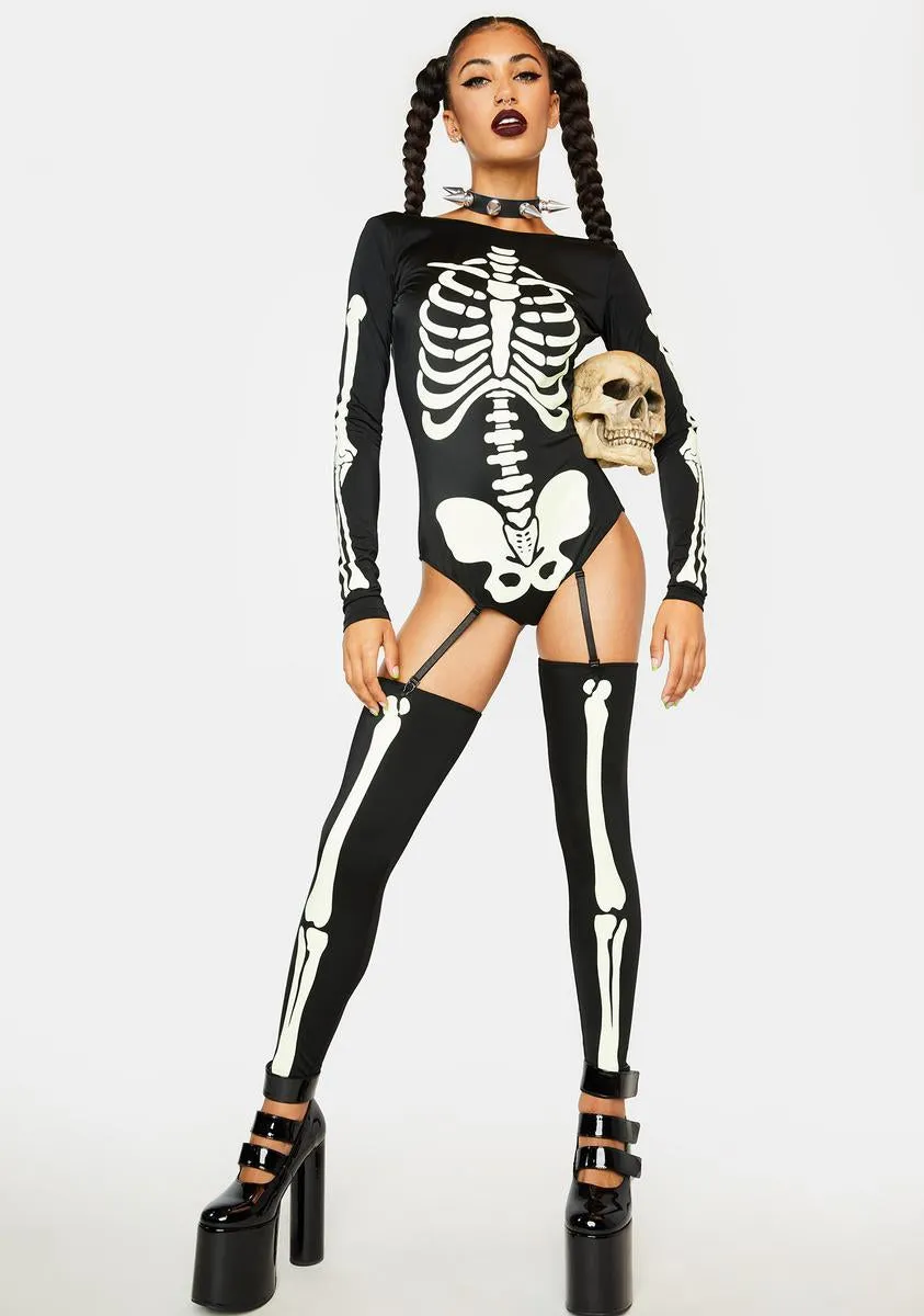 Voodoo Glow Skull Costume sold by Dolls Kill product image thumbnail 4