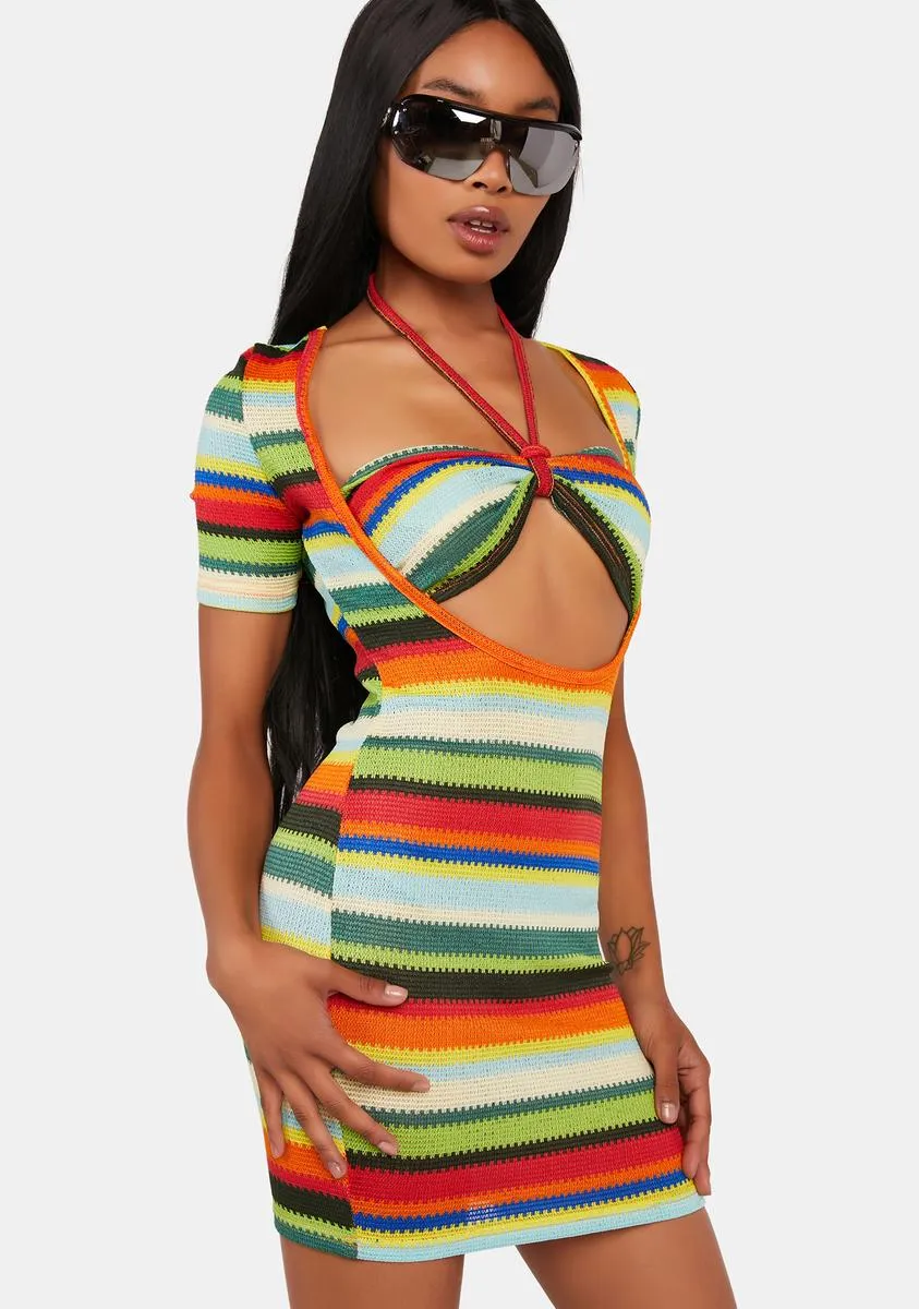 Andrea Cut Out Knitted Mini Dress sold by Dolls Kill product image thumbnail 2