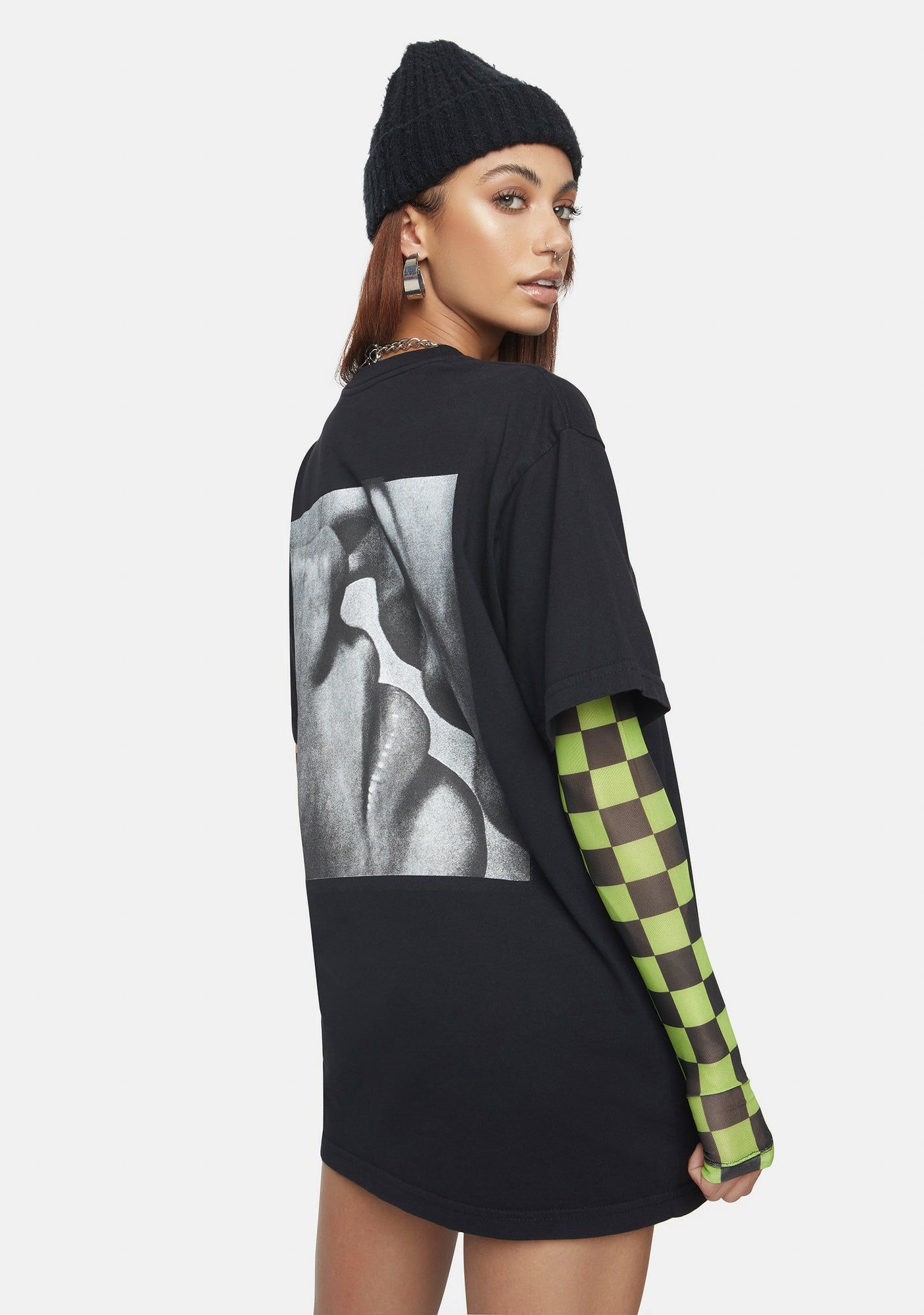 Charming Man Organic Graphic Tee sold by Dolls Kill product image thumbnail 4