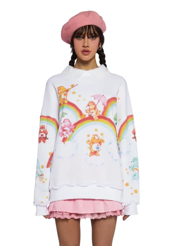 Dreamy Days On A Cloud Collard Sweatshirt sold by Dolls Kill
