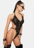 Unzip Me Studded Mesh Teddy sold by Dolls Kill