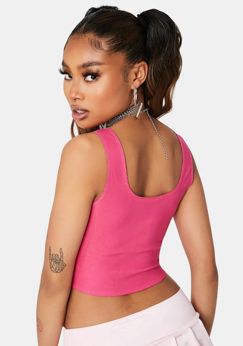 Bubblegum Down For It Corset Top sold by Dolls Kill product image thumbnail 4