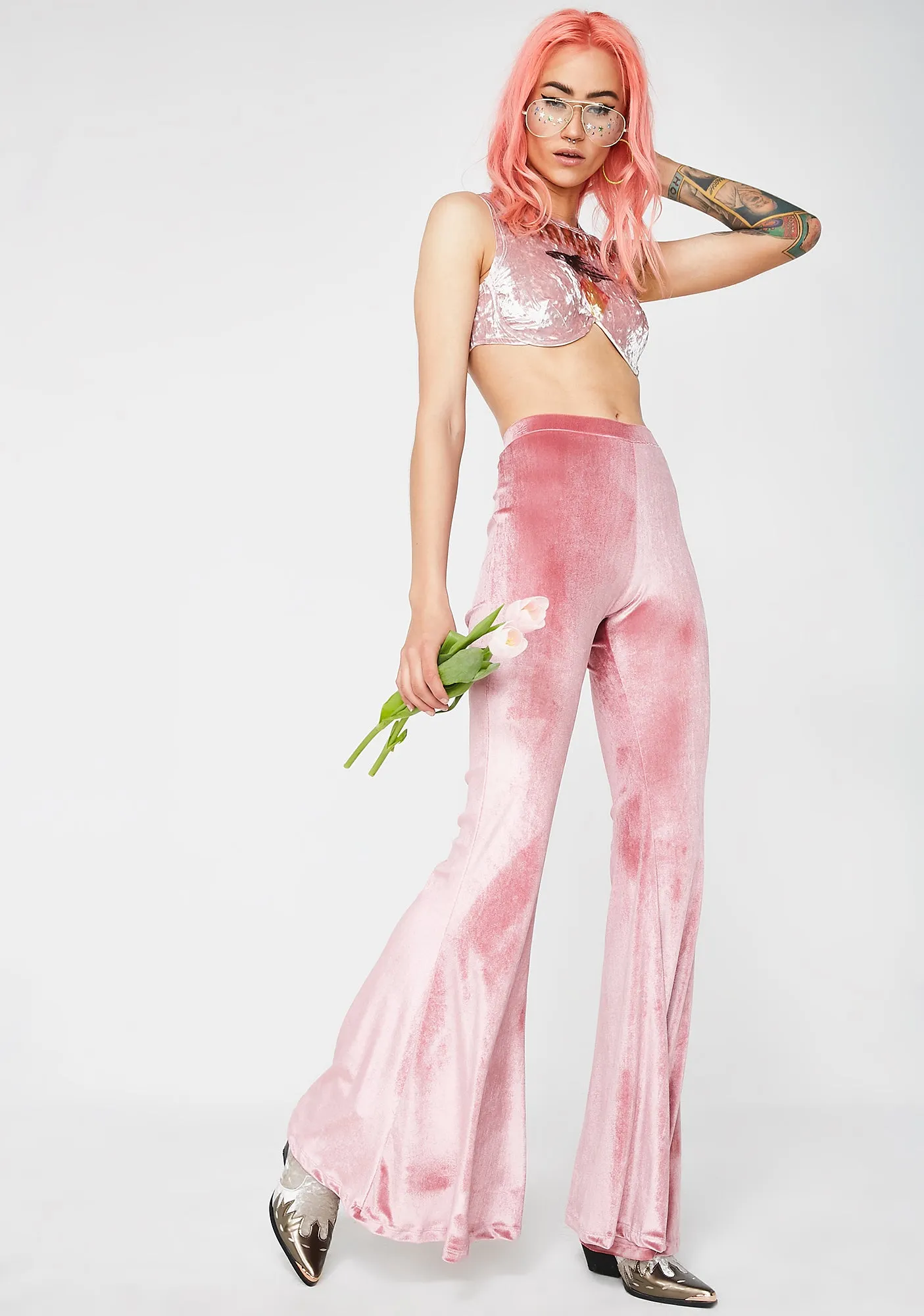 Desert Rose Velvet Bells sold by Dolls Kill product image thumbnail 5