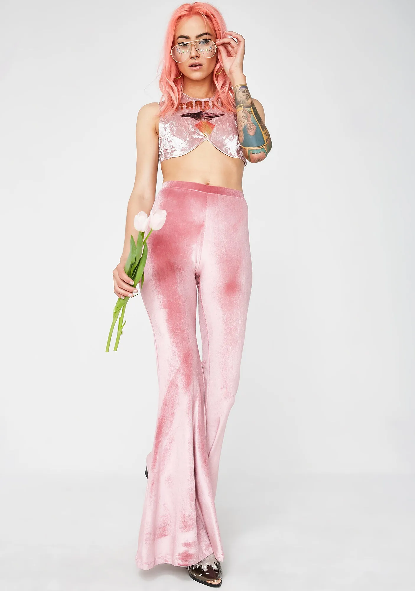 Desert Rose Velvet Bells sold by Dolls Kill product image thumbnail 2