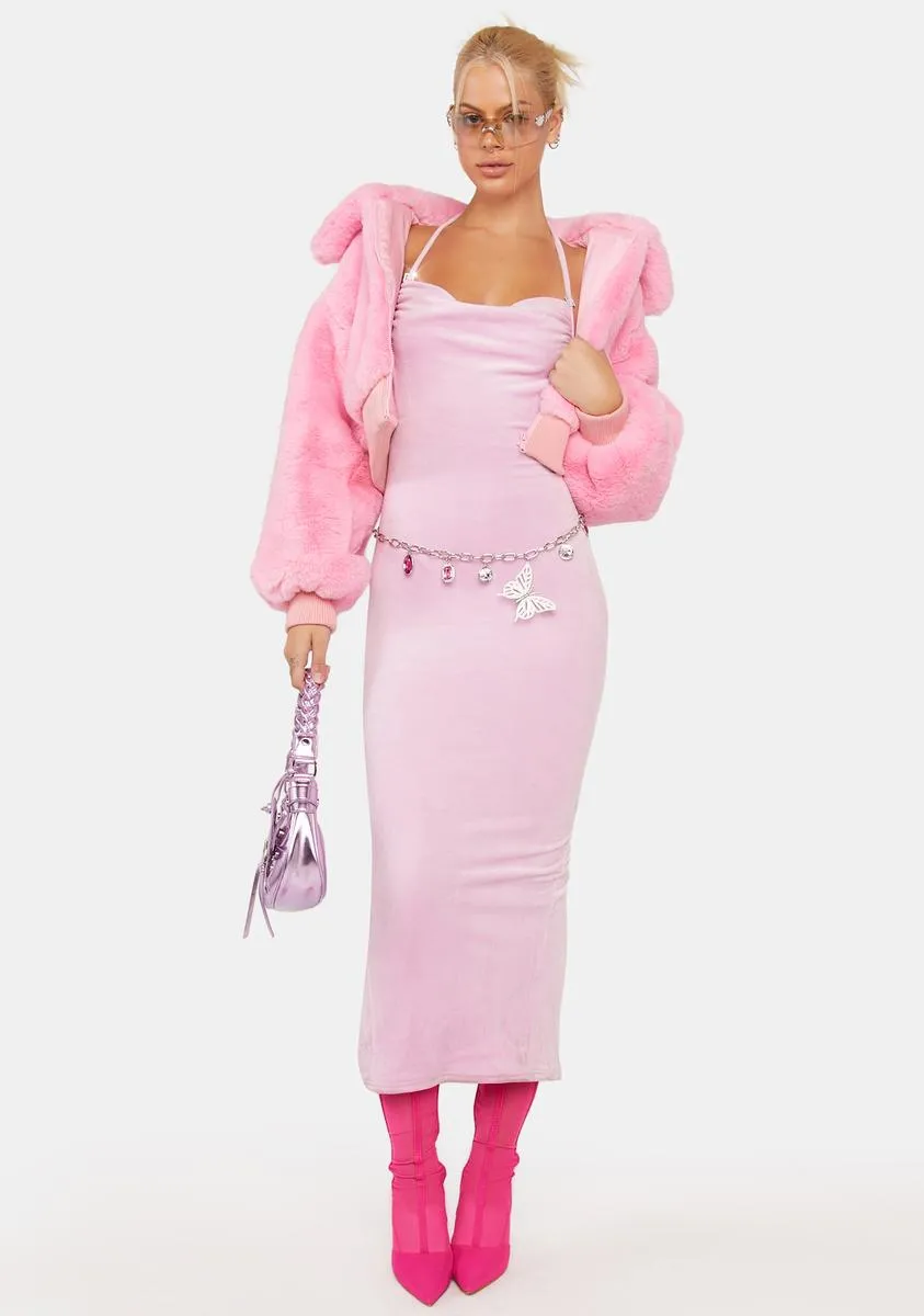 Lilac Never End Maxi Dress sold by Dolls Kill product image thumbnail 3