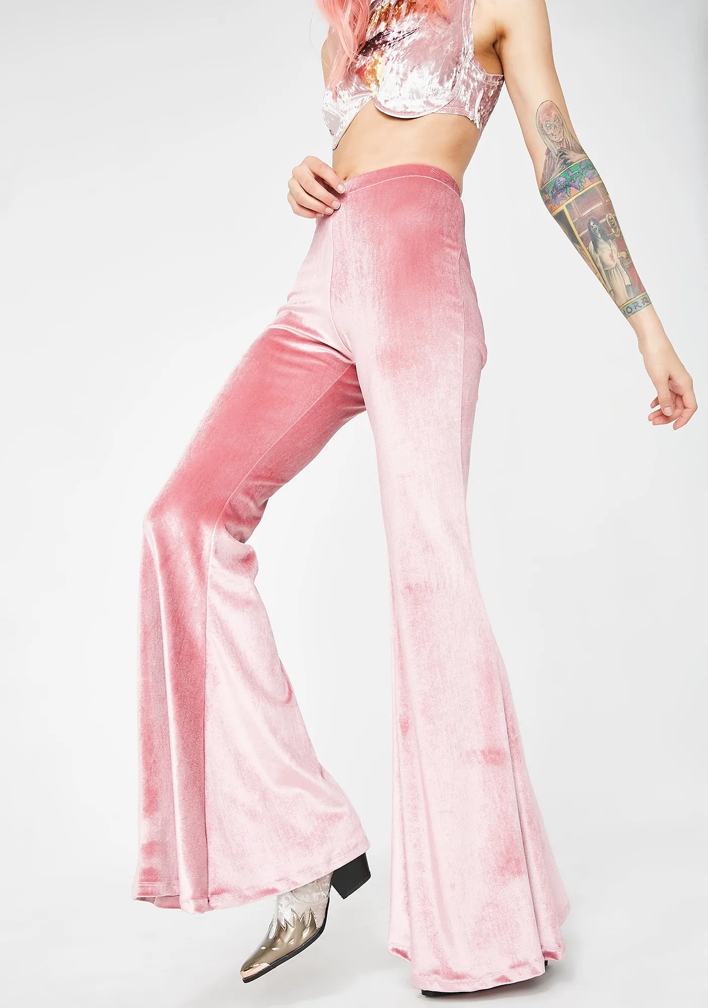 Desert Rose Velvet Bells sold by Dolls Kill product image thumbnail 3