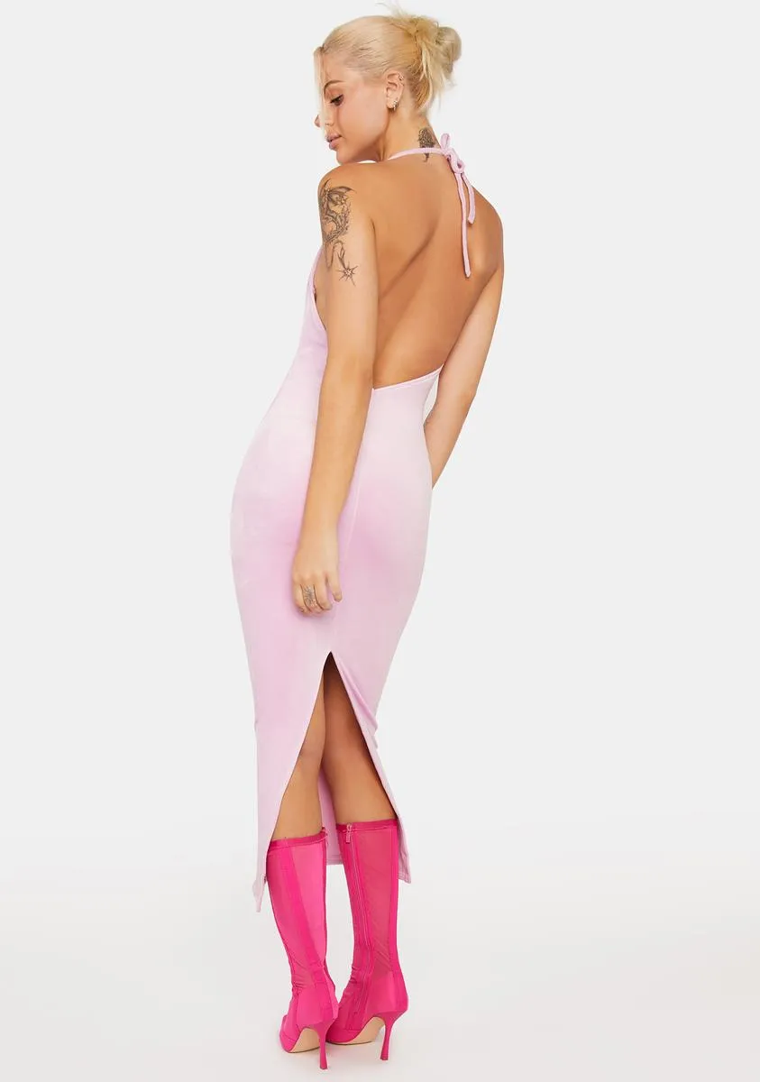 Lilac Never End Maxi Dress sold by Dolls Kill product image thumbnail 4