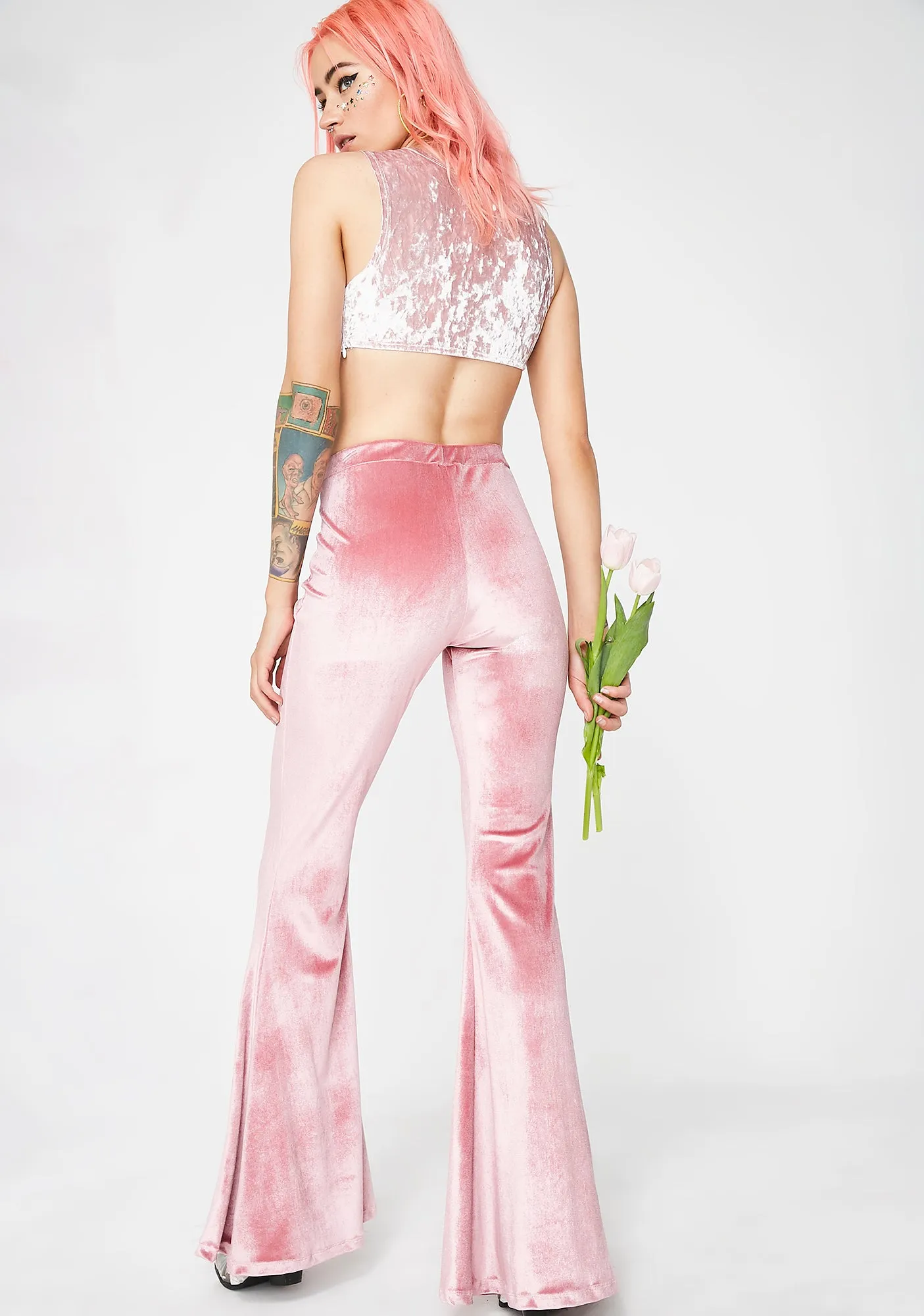 Desert Rose Velvet Bells sold by Dolls Kill product image thumbnail 4