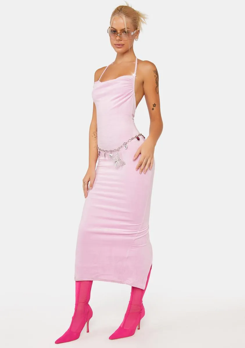 Lilac Never End Maxi Dress sold by Dolls Kill