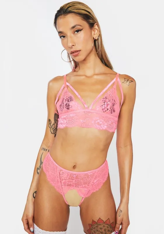 Guys N Gals Lace Lingerie Set sold by Dolls Kill