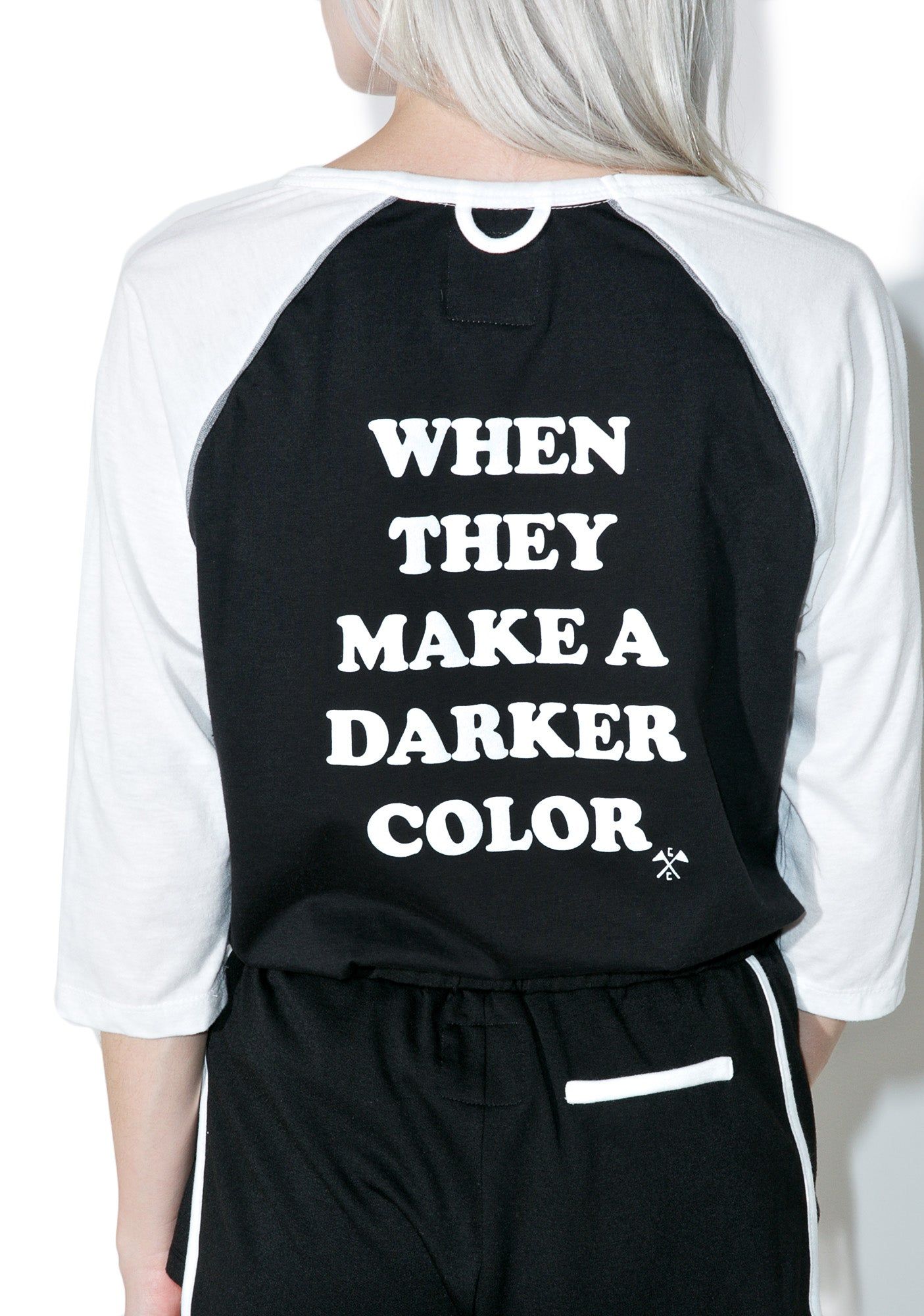 Darker Color Baseball Tee sold by Dolls Kill product image thumbnail 5