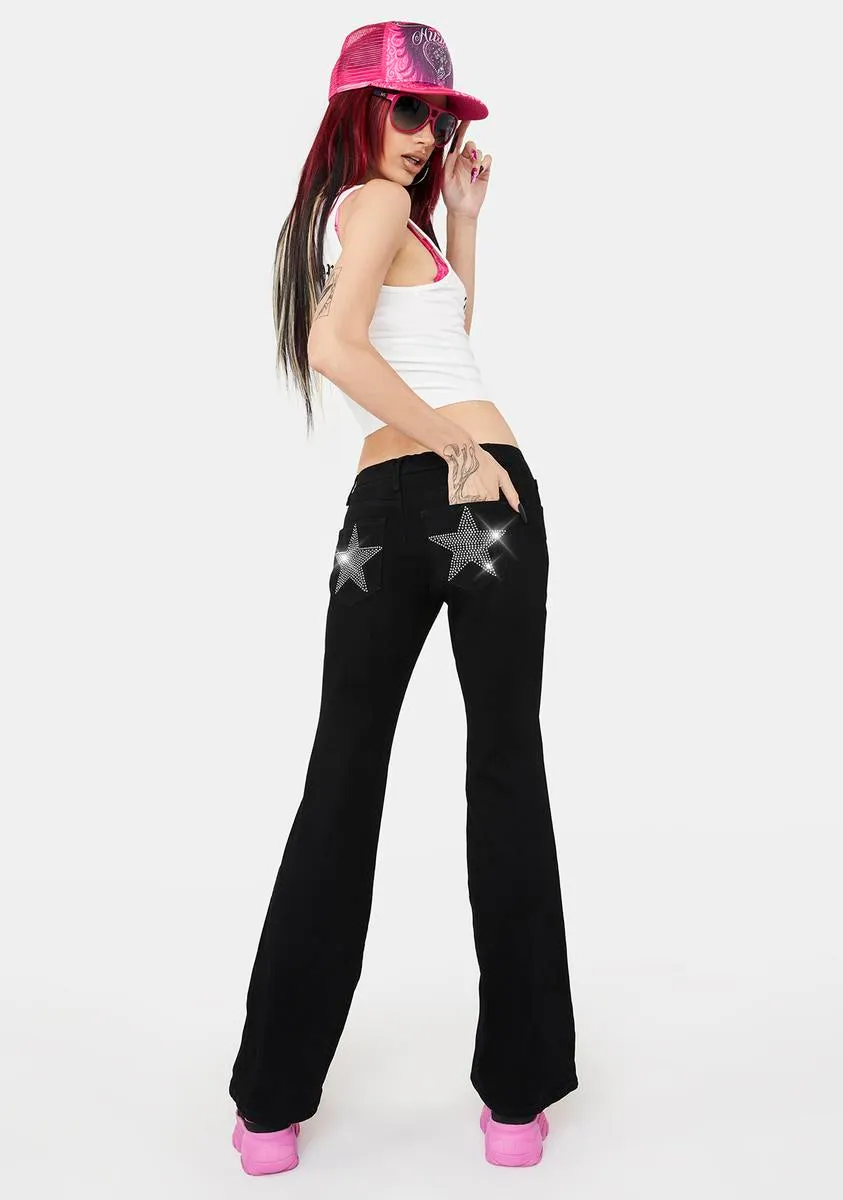 Going Down Rhinestone Jeans sold by Dolls Kill product image thumbnail 4