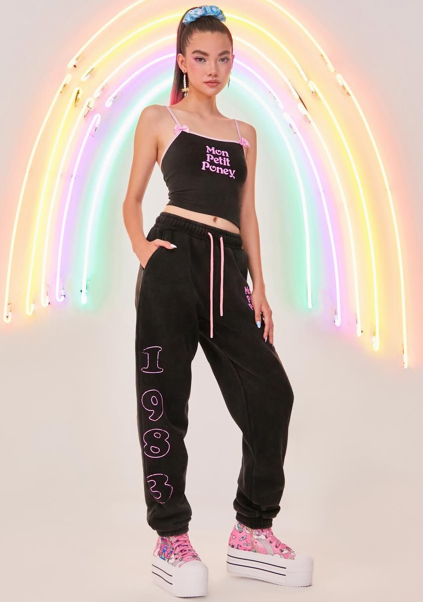 Precious And Petite Baggy Sweatpants sold by Dolls Kill product image thumbnail 2