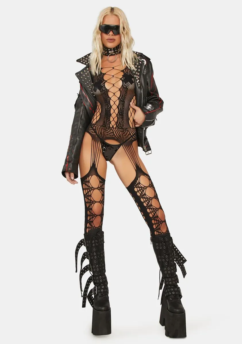 Love Hurts Bodystocking sold by Dolls Kill product image thumbnail 2