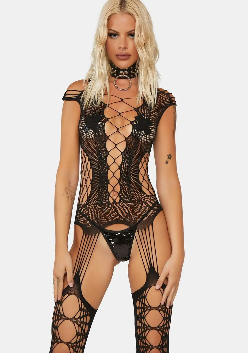 Love Hurts Bodystocking sold by Dolls Kill