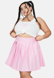 Plus Cupcake Just Like Candy Pleated Skirt sold by Dolls Kill