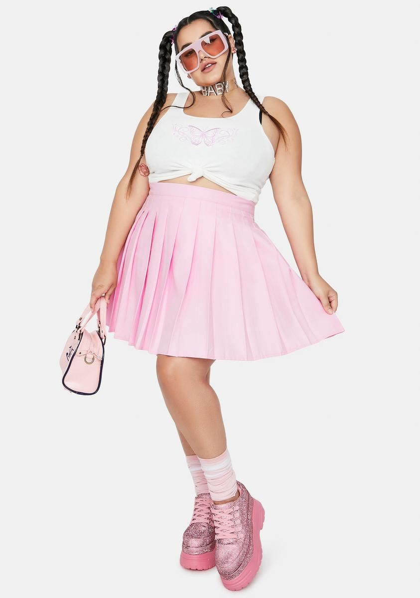 Plus Cupcake Just Like Candy Pleated Skirt sold by Dolls Kill product image thumbnail 3