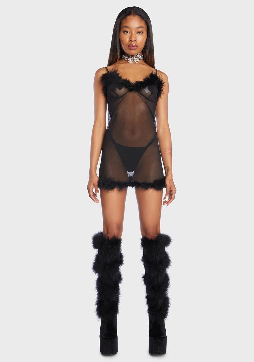 Afterhours Mesh Chemise sold by Dolls Kill