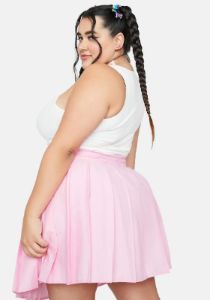 Plus Cupcake Just Like Candy Pleated Skirt sold by Dolls Kill