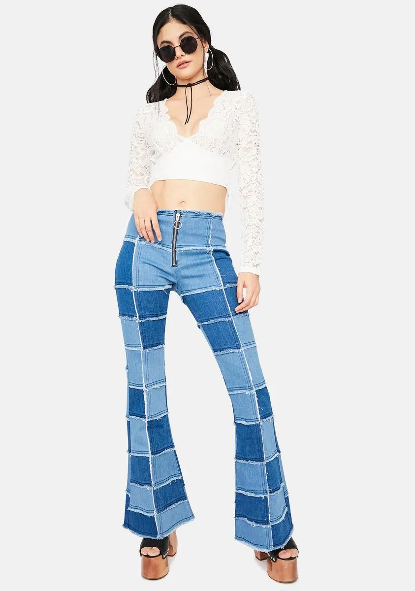 Flash Of Fantasy Lace Crop Top sold by Dolls Kill product image thumbnail 3