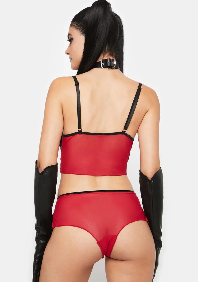 Pay With Compliments Lingerie Set sold by Dolls Kill product image thumbnail 4