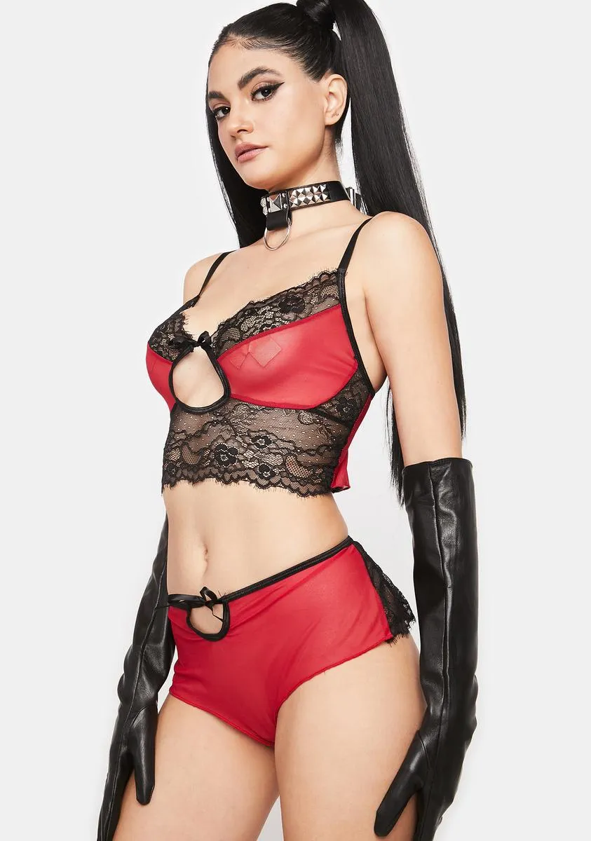 Pay With Compliments Lingerie Set sold by Dolls Kill product image thumbnail 2