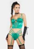 Let Love In Satin Lingerie Set sold by Dolls Kill