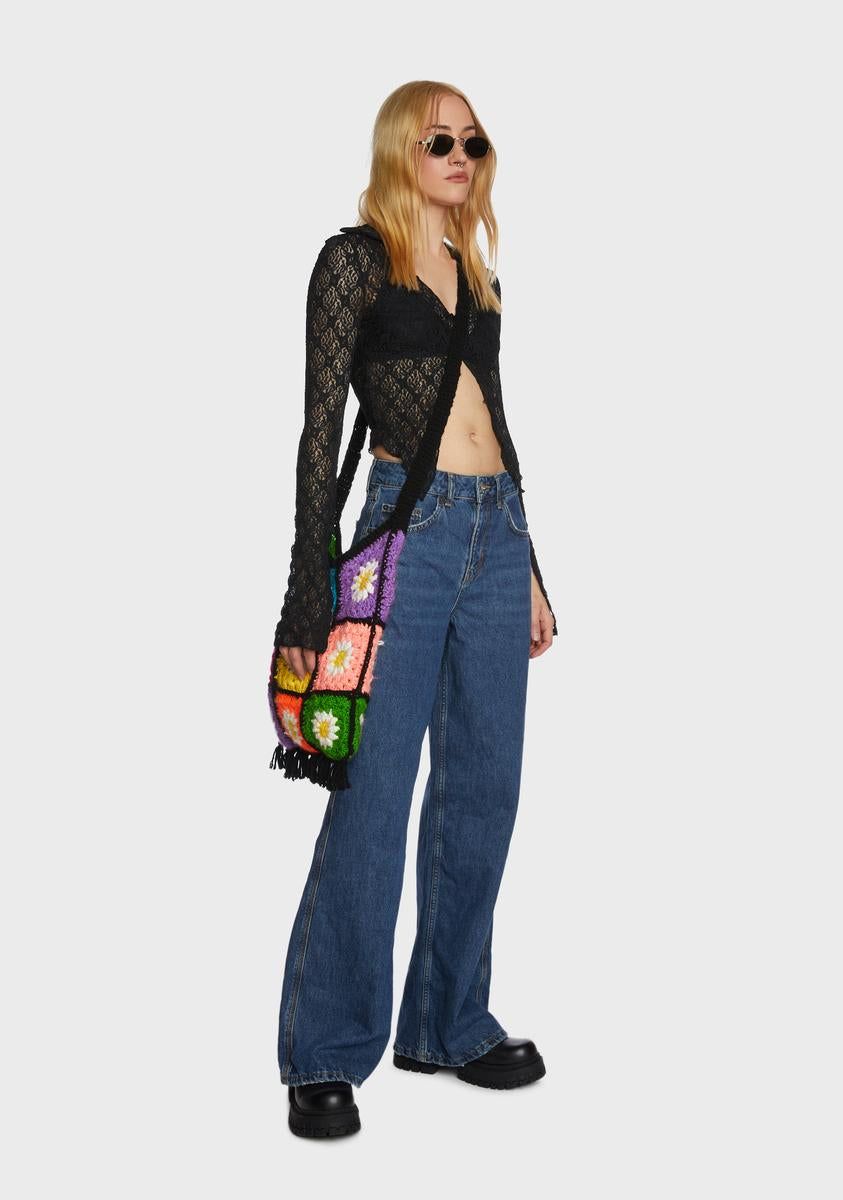 Lace Tie Front Shirt sold by Dolls Kill product image thumbnail 5