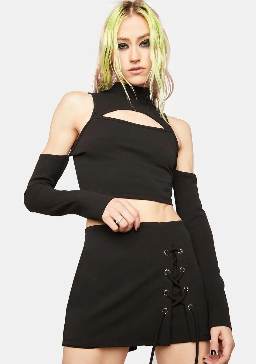 Electric Figures Skort Set sold by Dolls Kill