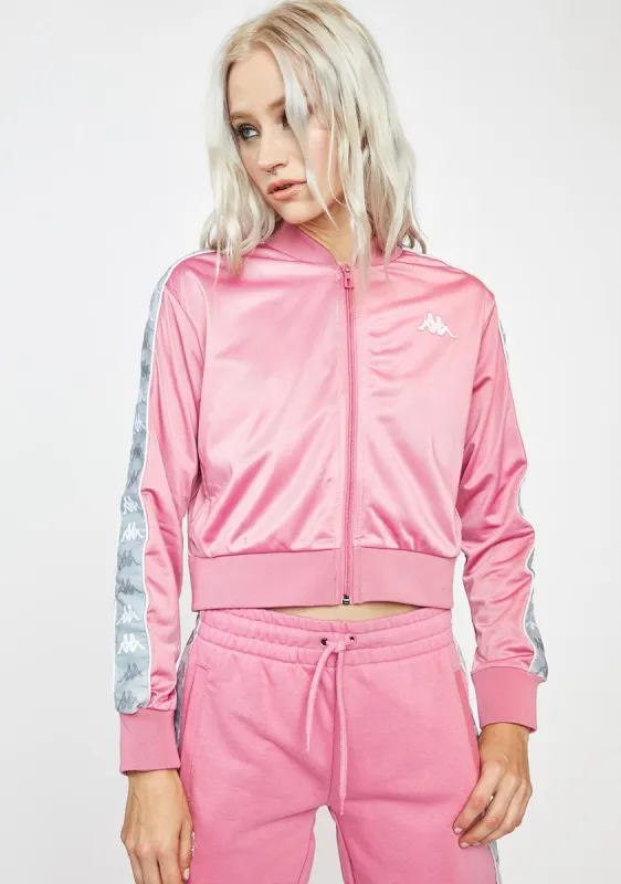 Pink 222 Banda Ponce Track Jacket sold by Dolls Kill