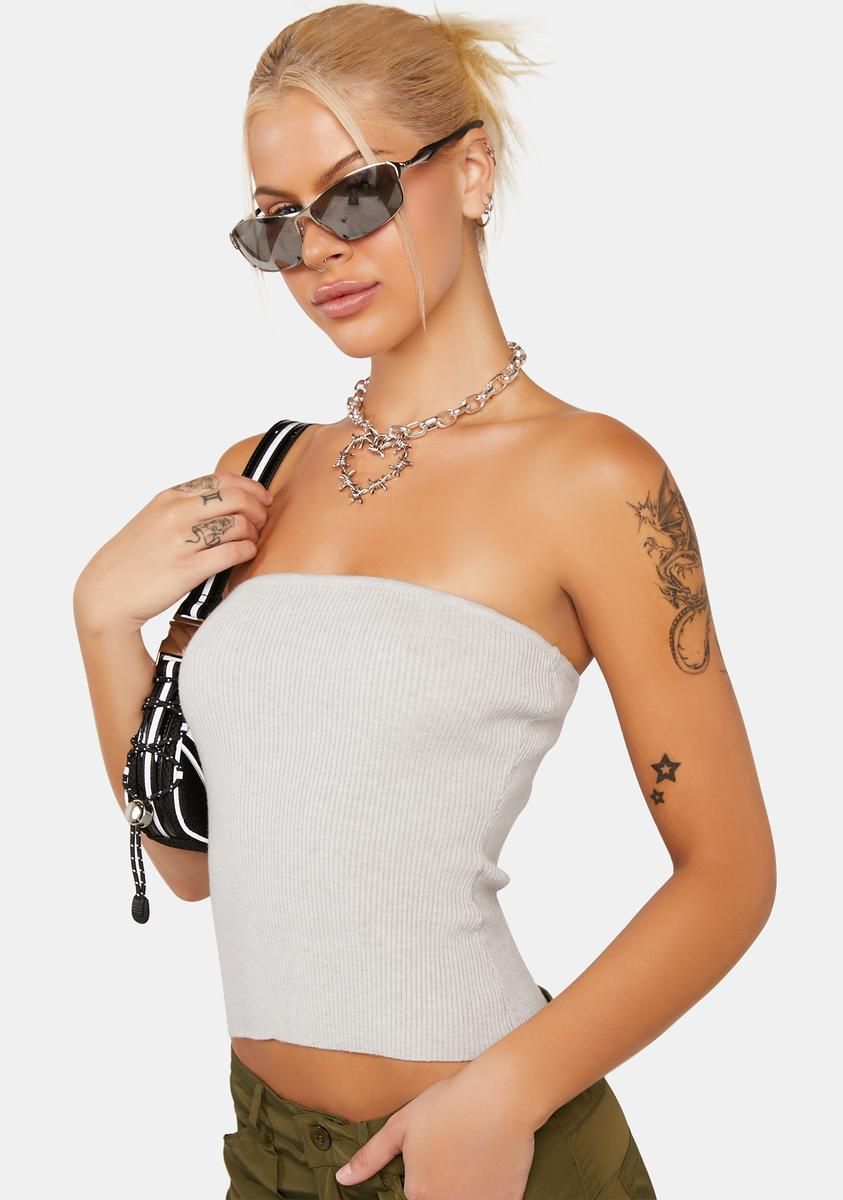 Girl In Love Knit Tube Top sold by Dolls Kill product image thumbnail 2