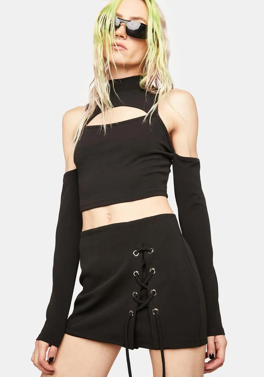 Electric Figures Skort Set sold by Dolls Kill product image thumbnail 2