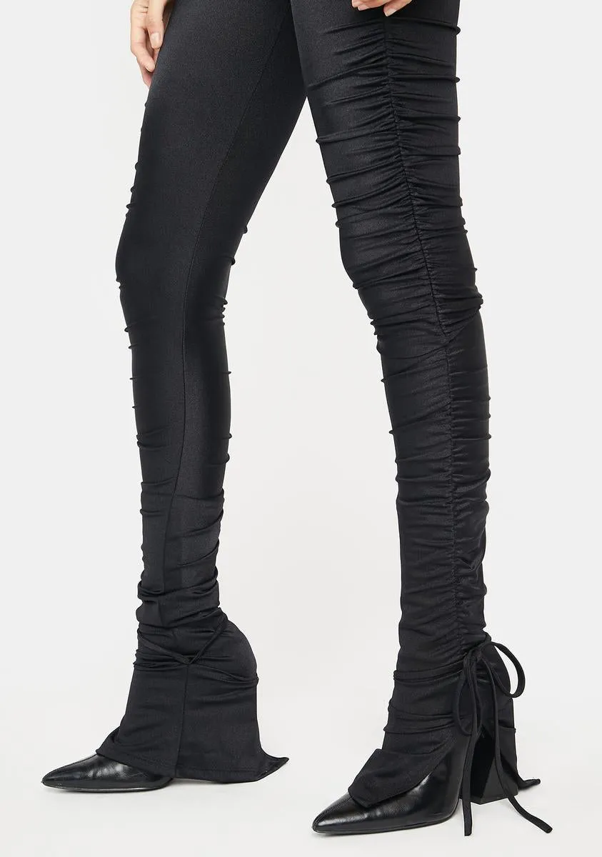 Best Kind Of Friend Ruched Leggings sold by Dolls Kill product image thumbnail 2