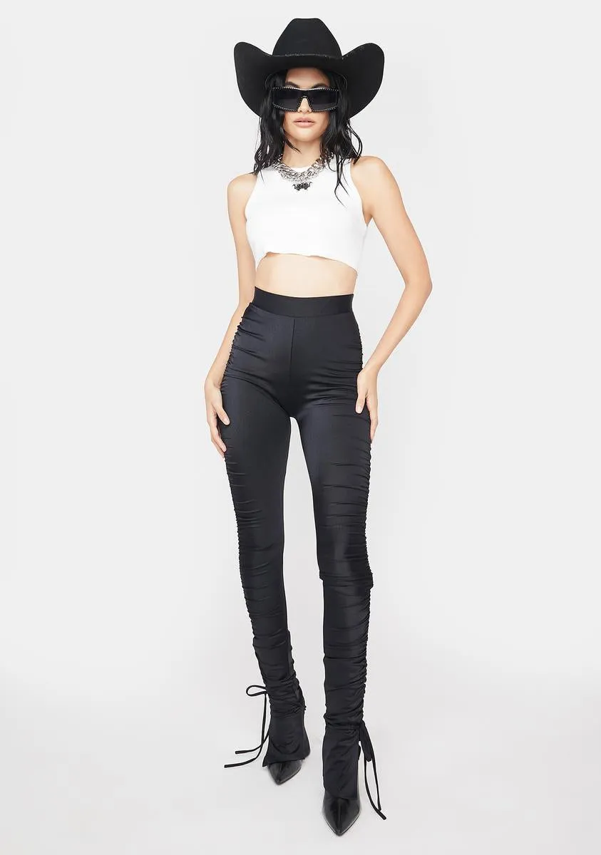 Best Kind Of Friend Ruched Leggings sold by Dolls Kill product image thumbnail 3