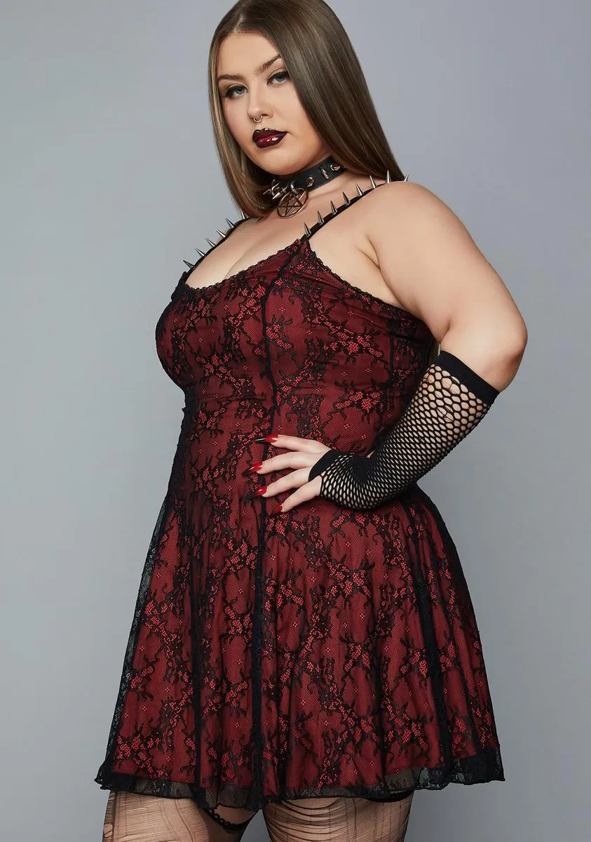 Plus South Of Heaven Mini Dress sold by Dolls Kill product image thumbnail 2