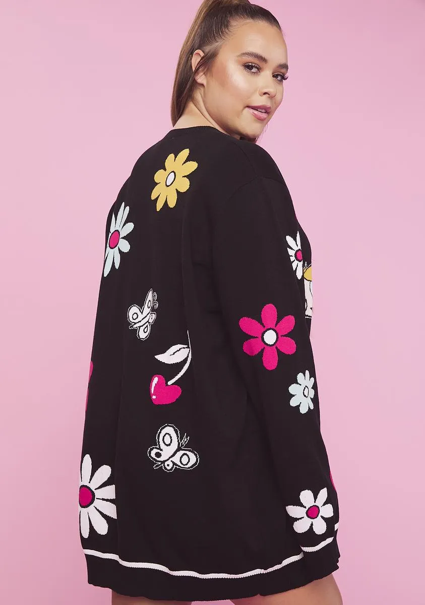 Plus Bubbly Life Oversized Sweater sold by Dolls Kill product image thumbnail 4