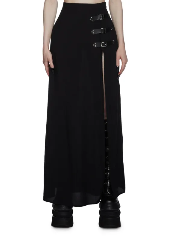 Twilight Doom Maxi Skirt sold by Dolls Kill