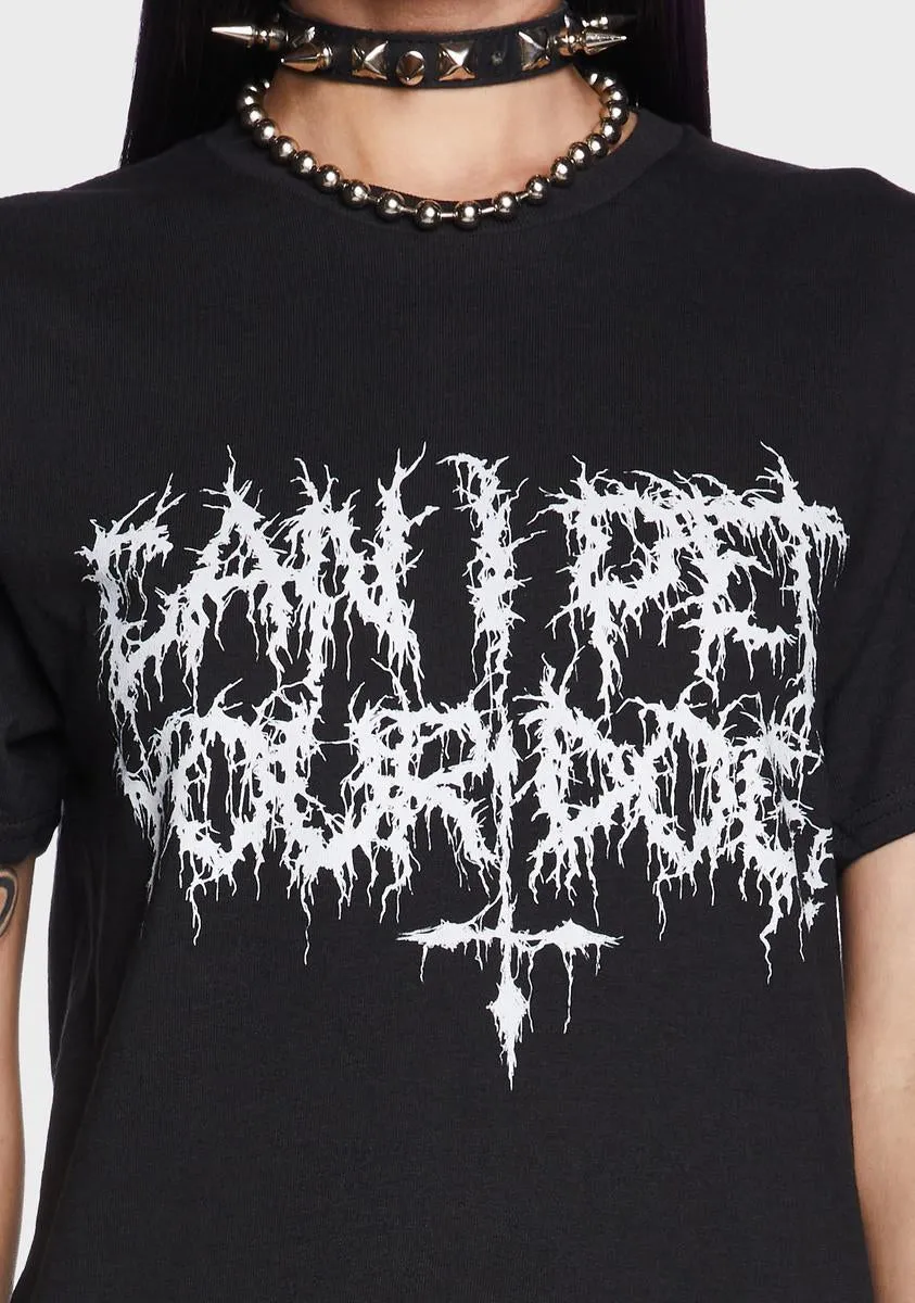 Can I Pet Your Dog Graphic Tee sold by Dolls Kill product image thumbnail 2