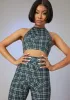 Never The Same Plaid Pant Set sold by Dolls Kill