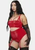Plus Scarlet Daisy 3-Piece Garter Set sold by Dolls Kill