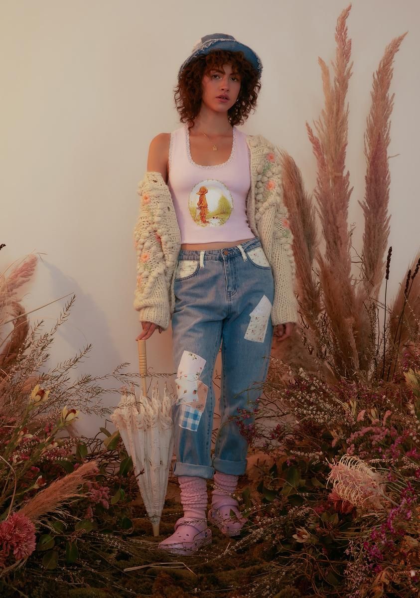 Rain Or Shine Lace-Up Tank Top sold by Dolls Kill product image thumbnail 3