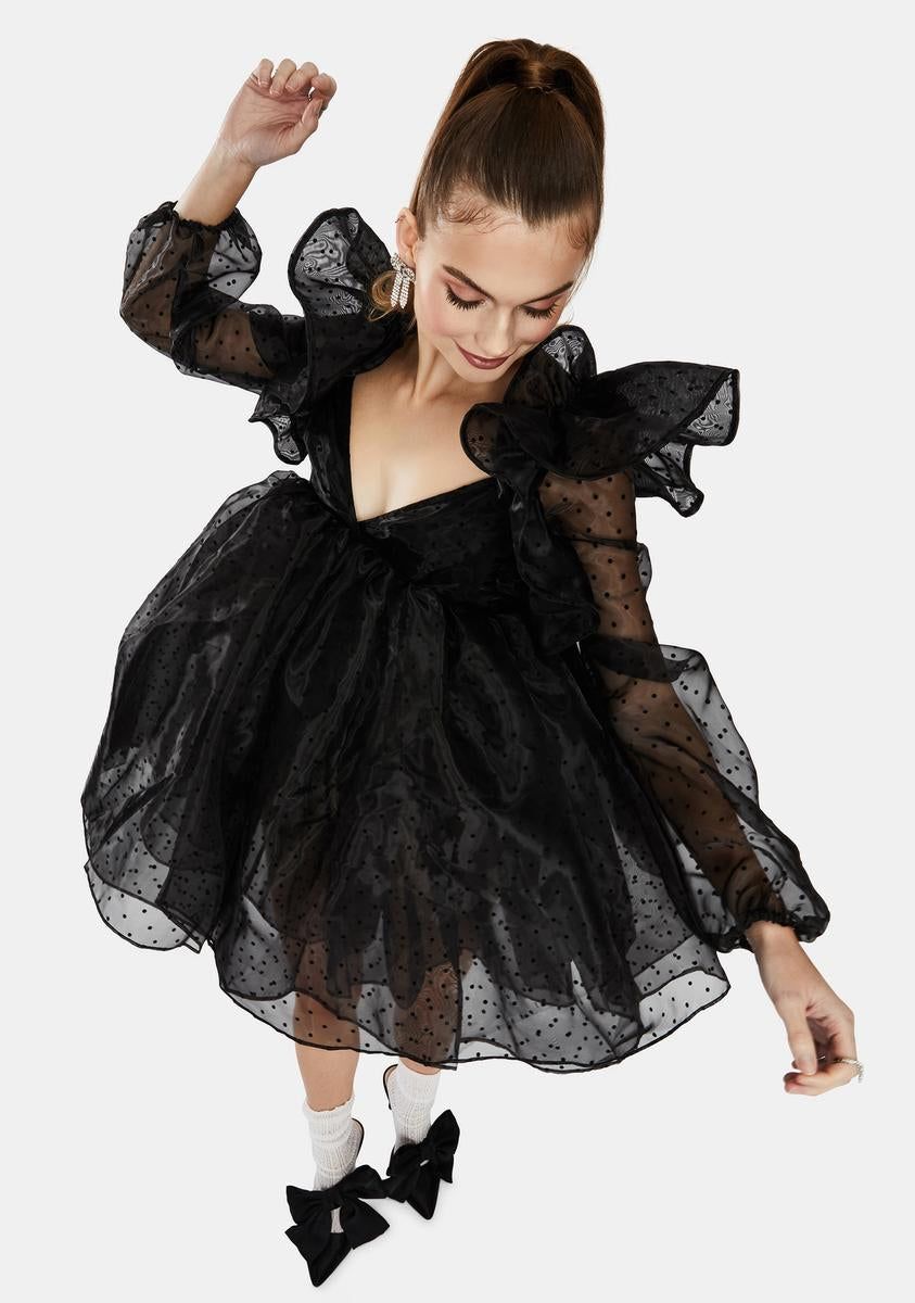 The Sugarfrill Ruffle Mini Dress sold by Dolls Kill product image thumbnail 2