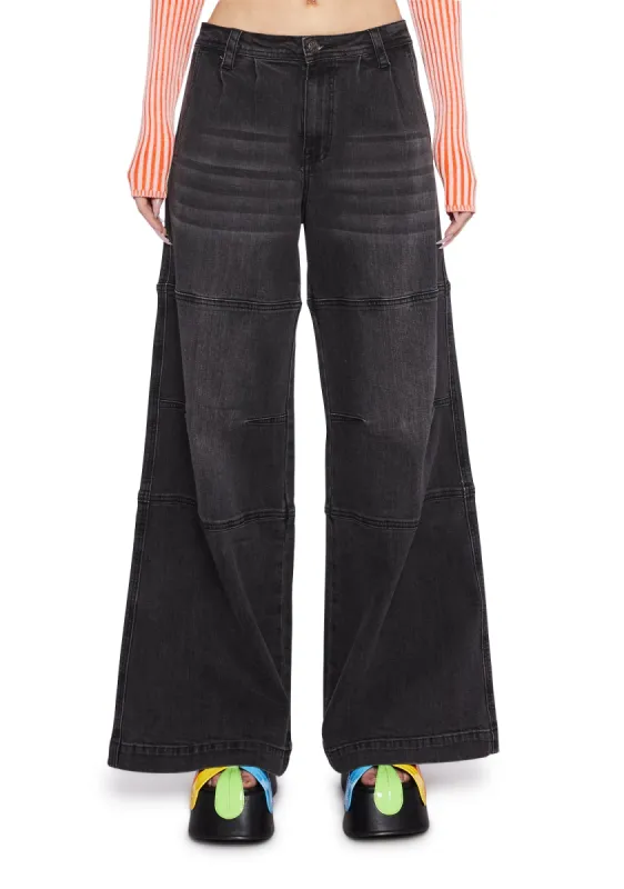 Whimsical Ways Wide Leg Pants sold by Dolls Kill
