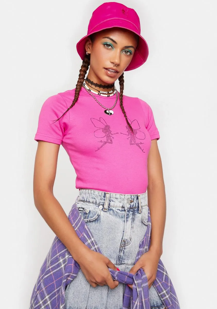 Fairy Rhinestone Slim Fit Tee sold by Dolls Kill product image thumbnail 2